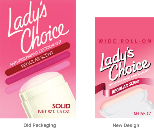 Comparison between Old (original design) and newer and smaller package.